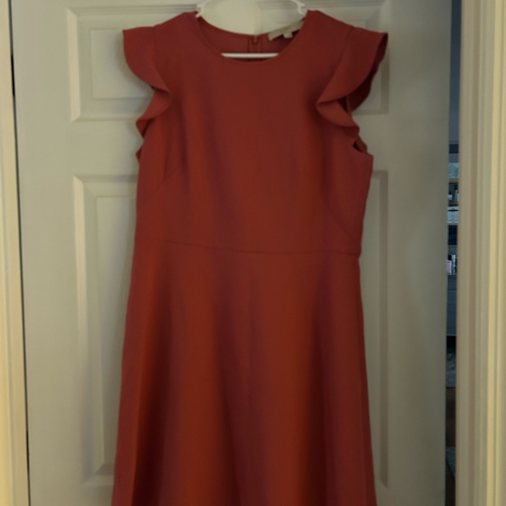 LOFT Women's Midi Dress in Rose